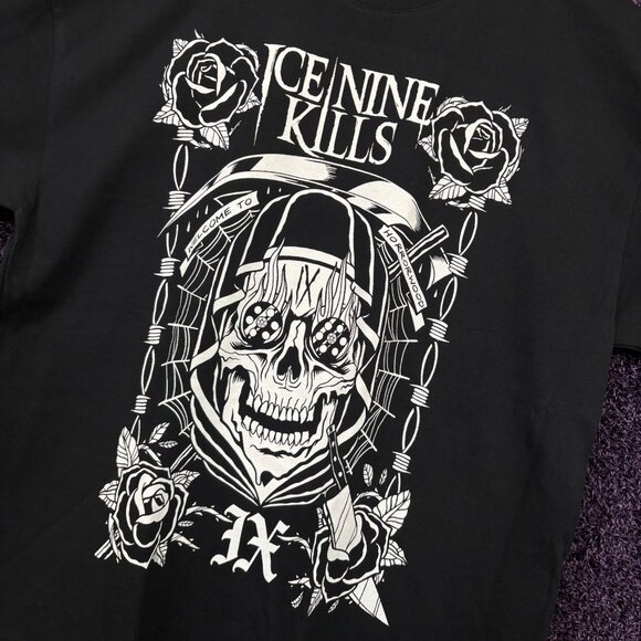 Ice Nine Kills Welcome To Horrowood Heavy Metal Band T-Shirt Size Extra Large - Picture 4 of 4